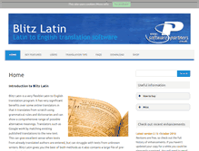 Tablet Screenshot of blitzlatin.com